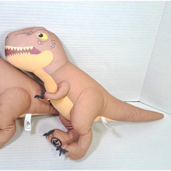 Toy Factory Jurassic World Camp Cretaceous T-Rex Dinosaur Plush 15" Set Of 2 - Picture 2 of 5